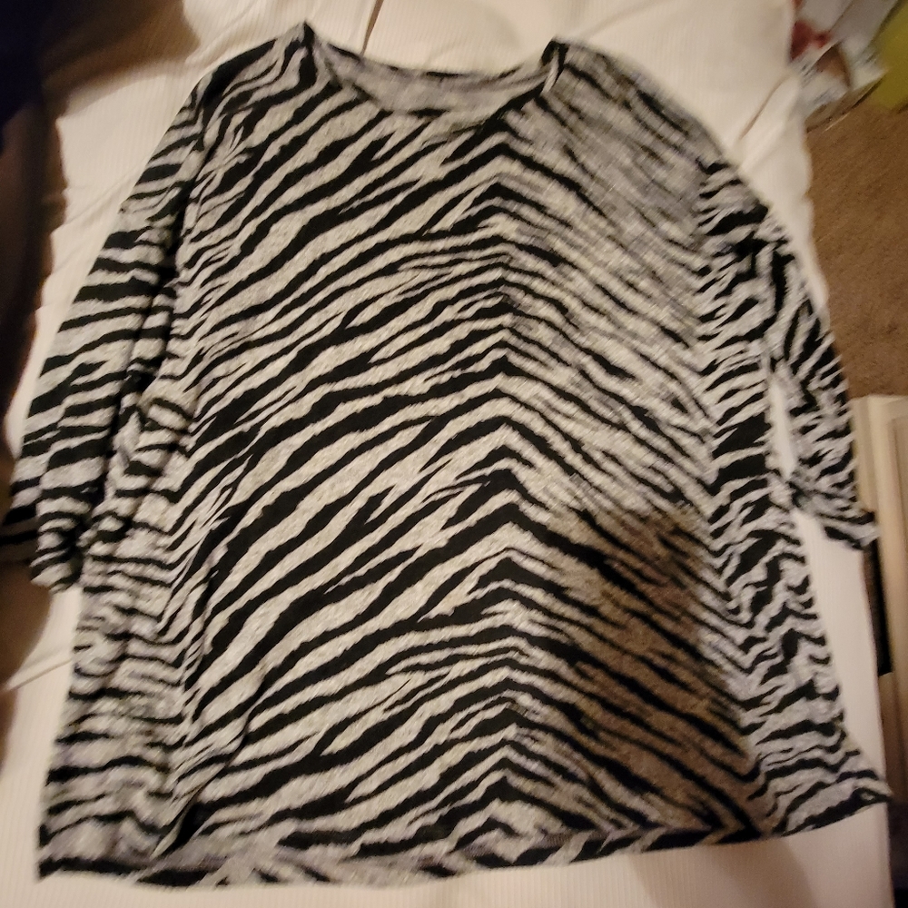 Sz 0 Supersoft Zebra Torrid Top